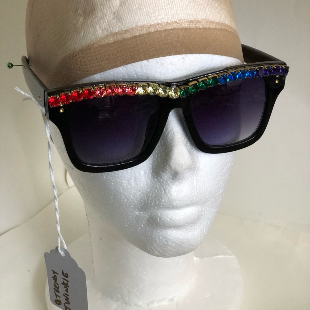 Crystal Square Sunglasses